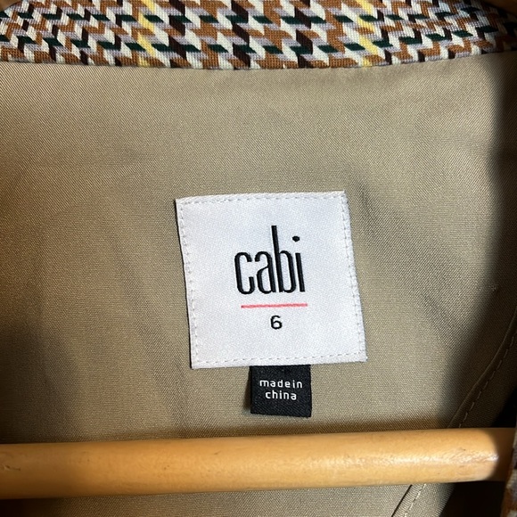 Cabi Pastime Glen Plaid Longline Blazer Jacket 6 - Picture 10 of 12